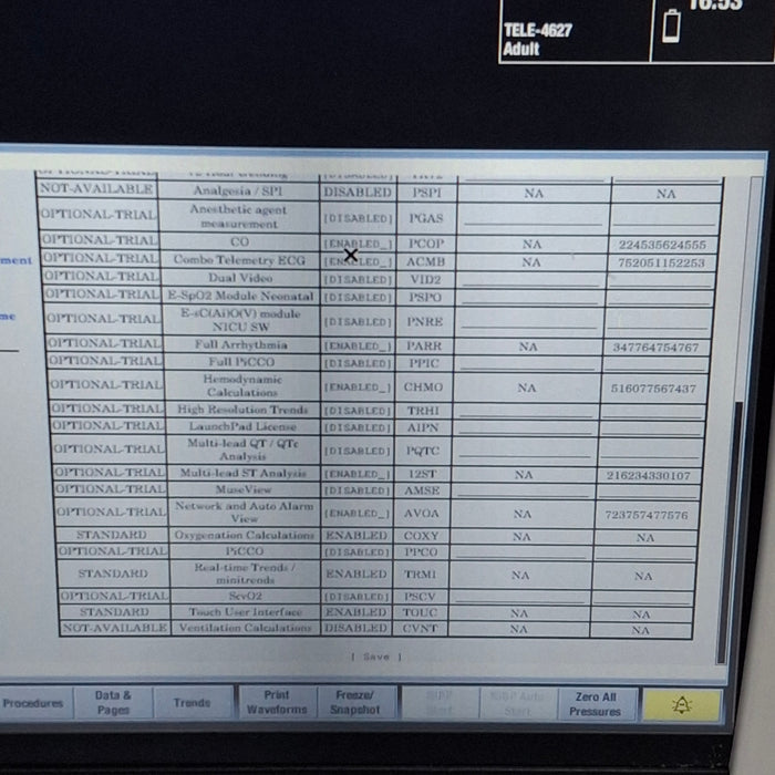 GE Healthcare Carescape B450 Critical Care Patient Monitor