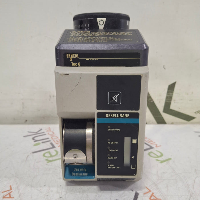 Ohmeda Medical Tec 6 Vaporizer
