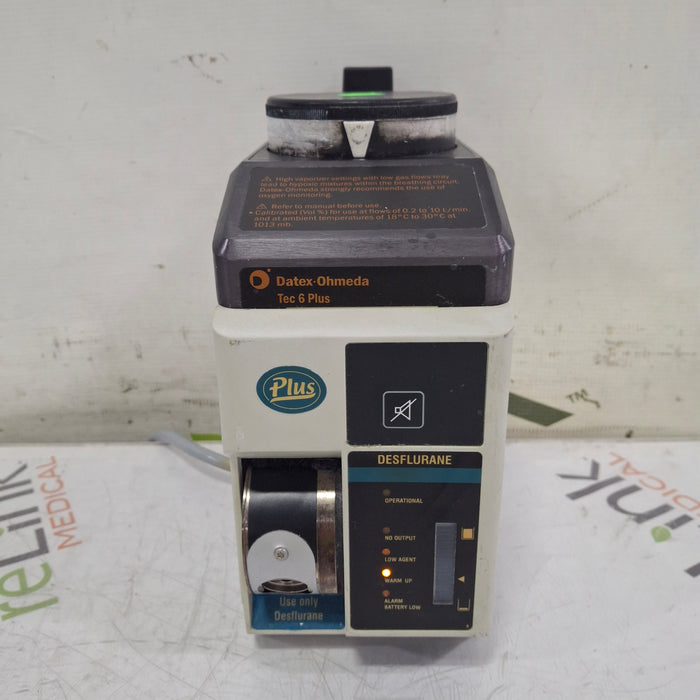 Datex-Ohmeda Tec 6 Plus Desflurane Vaporizer