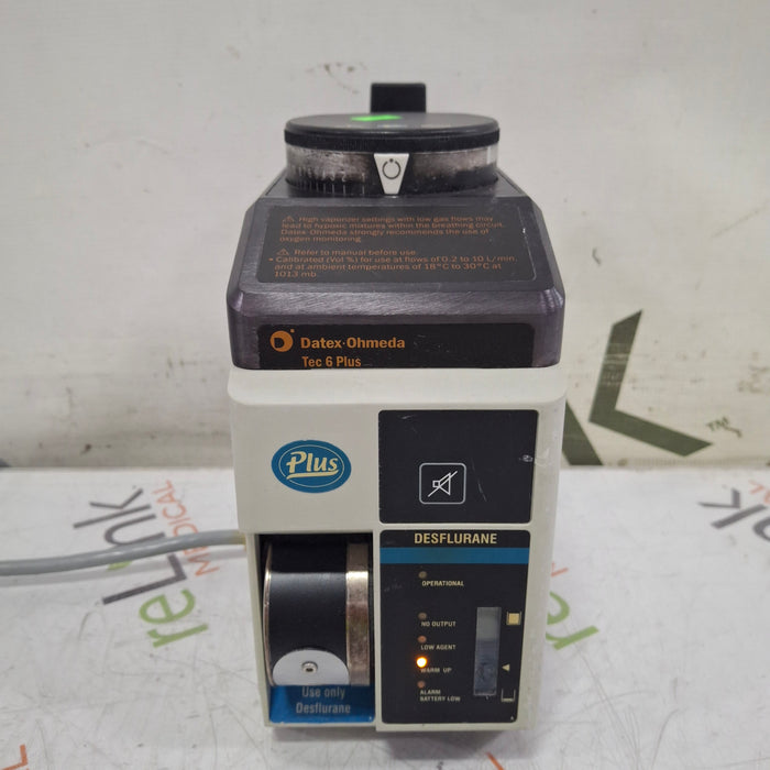 Datex-Ohmeda Tec 6 Plus Desflurane Vaporizer