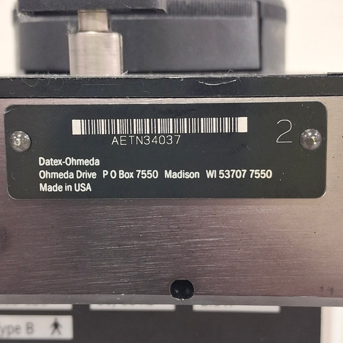 Datex-Ohmeda Tec 6 Plus Desflurane Vaporizer