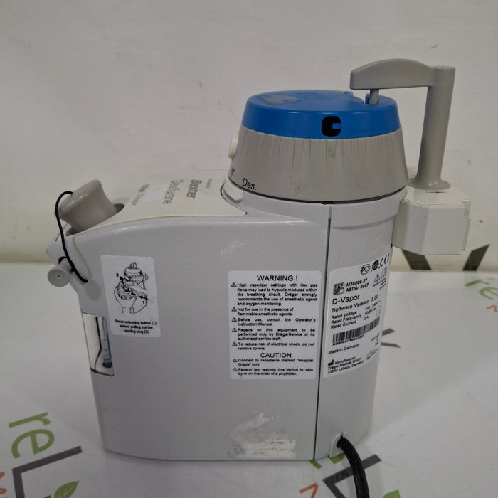 Draeger Medical D-Vapor Desflurane Vaporizer