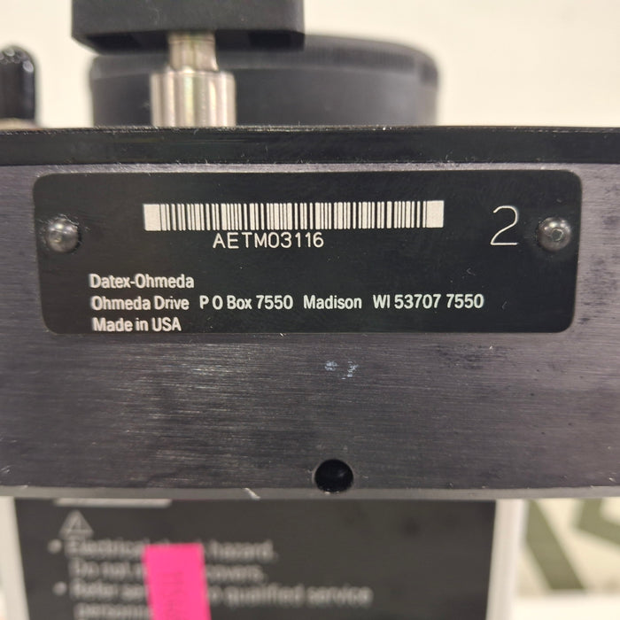 Datex-Ohmeda Tec 6 Plus Desflurane Vaporizer