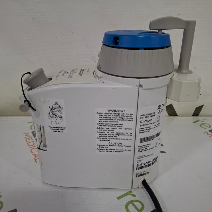 Draeger Medical D-Vapor Desflurane Vaporizer
