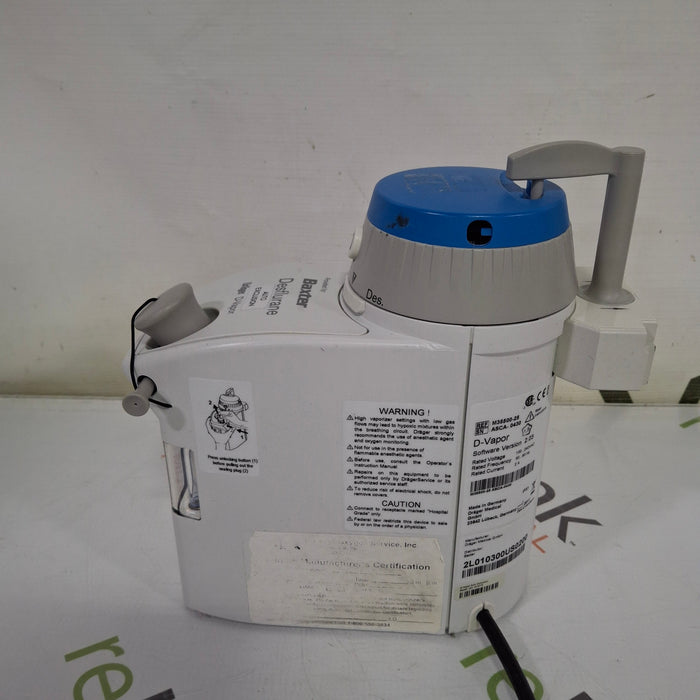 Draeger Medical D-Vapor Desflurane Vaporizer