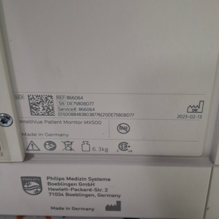 Philips MX500 Portable/Bedside Patient Monitor