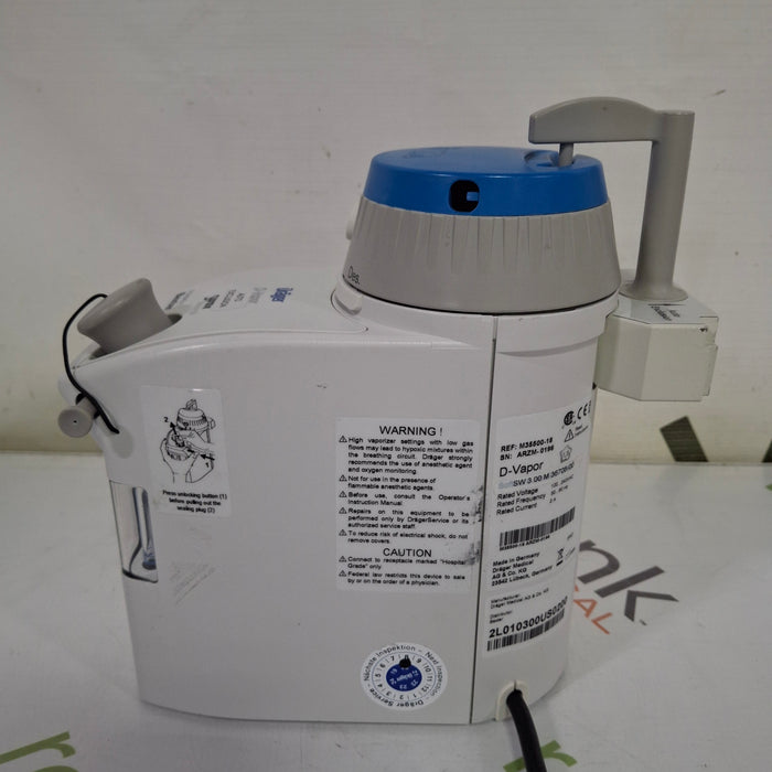 Draeger Medical D-Vapor Desflurane Vaporizer