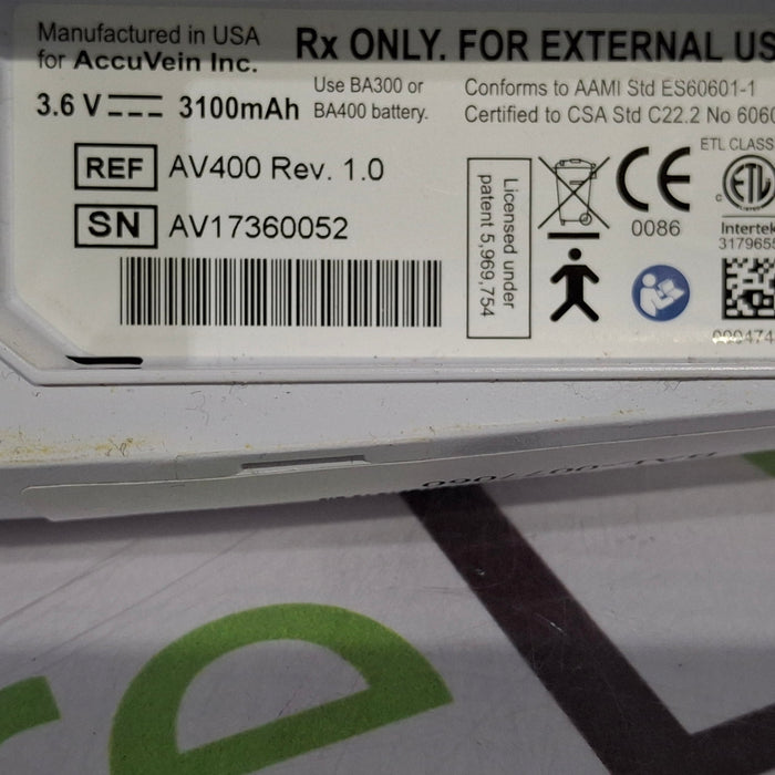 AccuVein AV400 UV Light Vein Finder