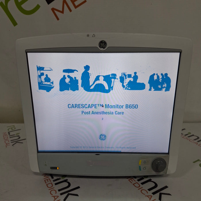 GE Healthcare Carescape B650 Post Anesthesia Care Patient Monitor