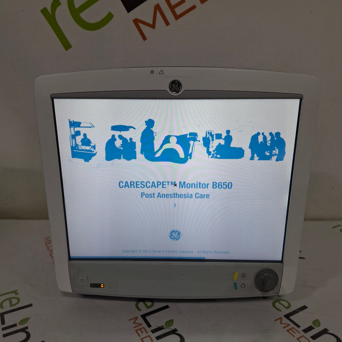 GE Healthcare Carescape B650 Post Anesthesia Care Patient Monitor