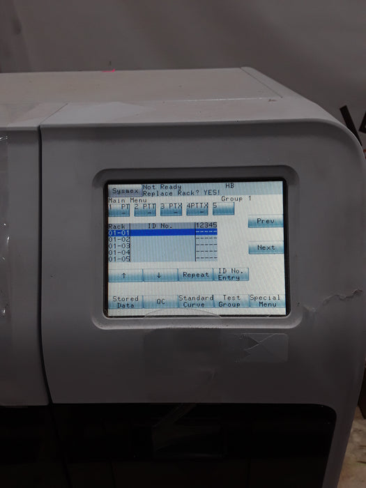 Sysmex CA-600 Series CA-660 Blood Coagulation Analyzer