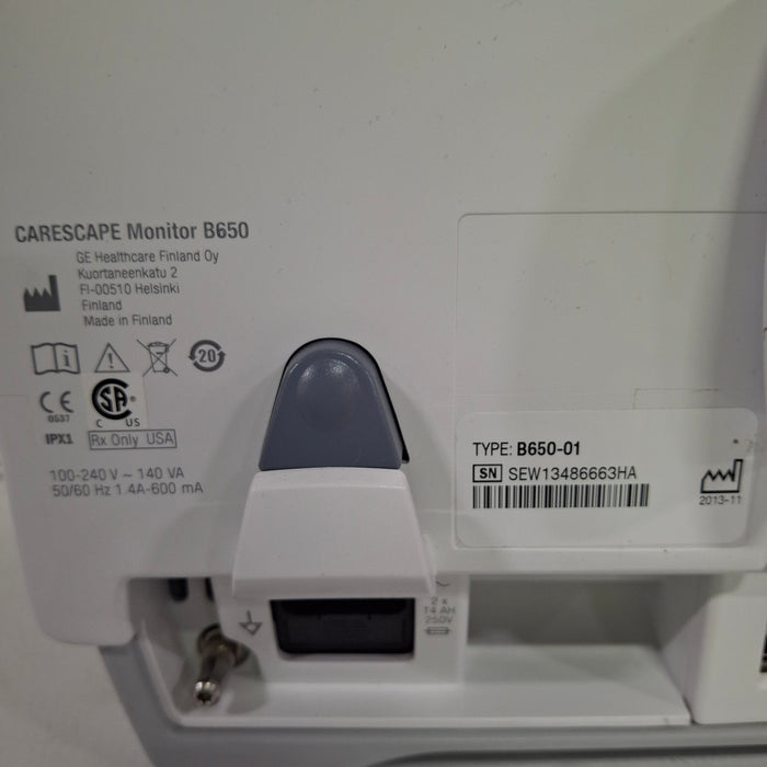 GE Healthcare Carescape B650 Patient Monitor