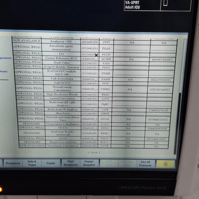 GE Healthcare Carescape B450 Critical Care Patient Monitor