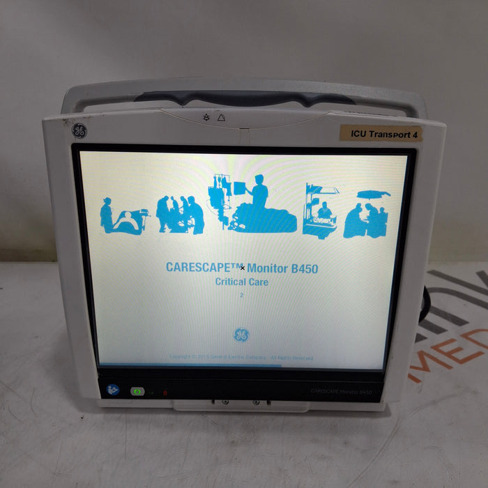 GE Healthcare Carescape B450 Critical Care Patient Monitor