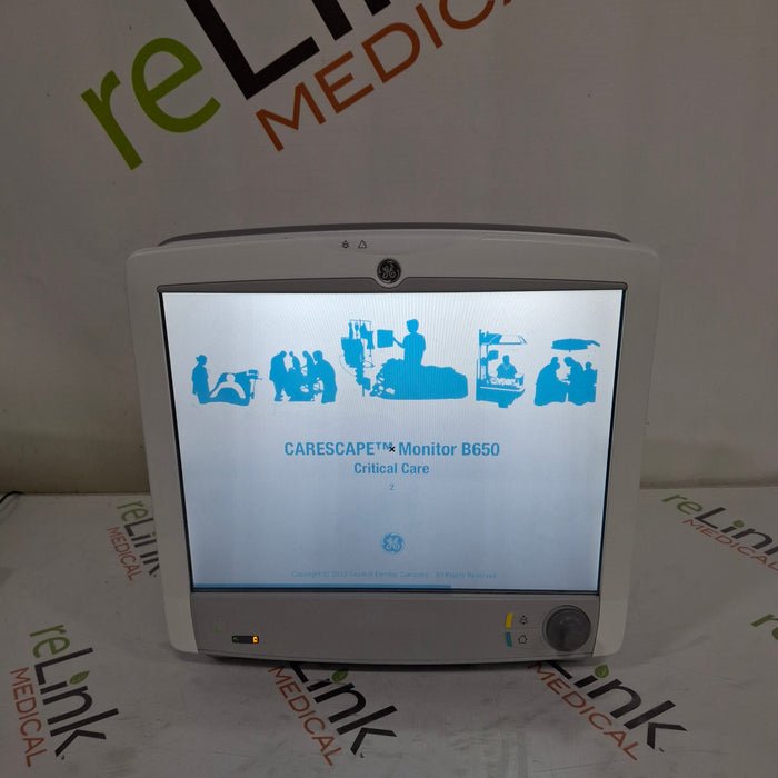 GE Healthcare Carescape B650 Critical Care Patient Monitor