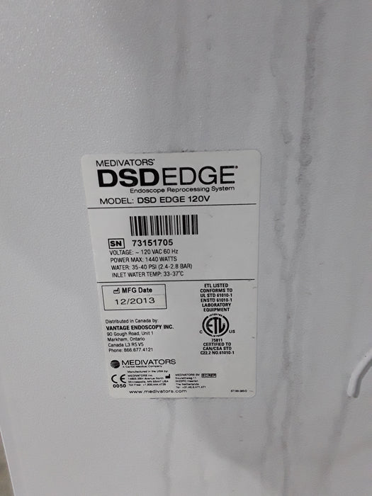 Medivators DSD Edge Endoscope Reprocessor