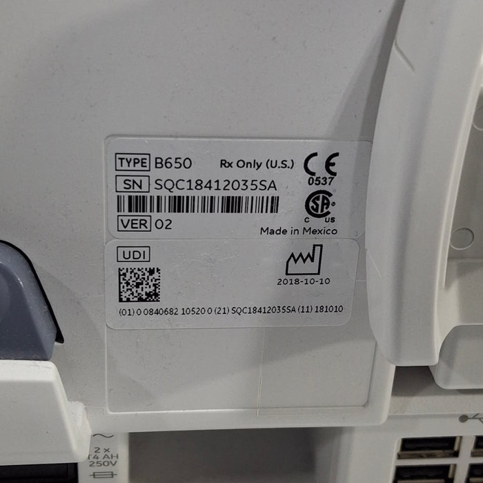 GE Healthcare Carescape B650 Critical Care Patient Monitor
