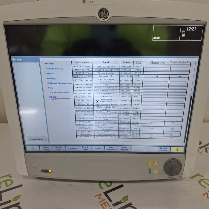 GE Healthcare Carescape B650 Patient Monitor