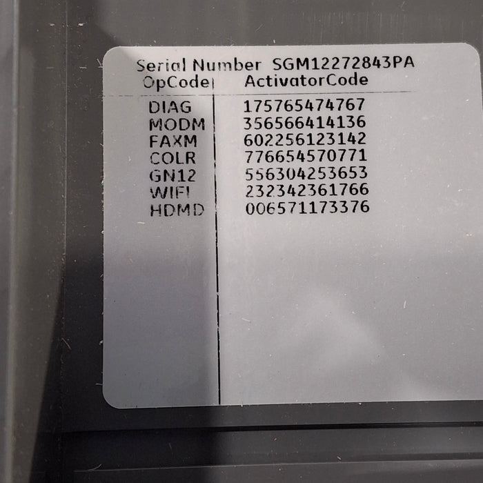 GE Healthcare MAC 5500 HD ECG without CAM Module