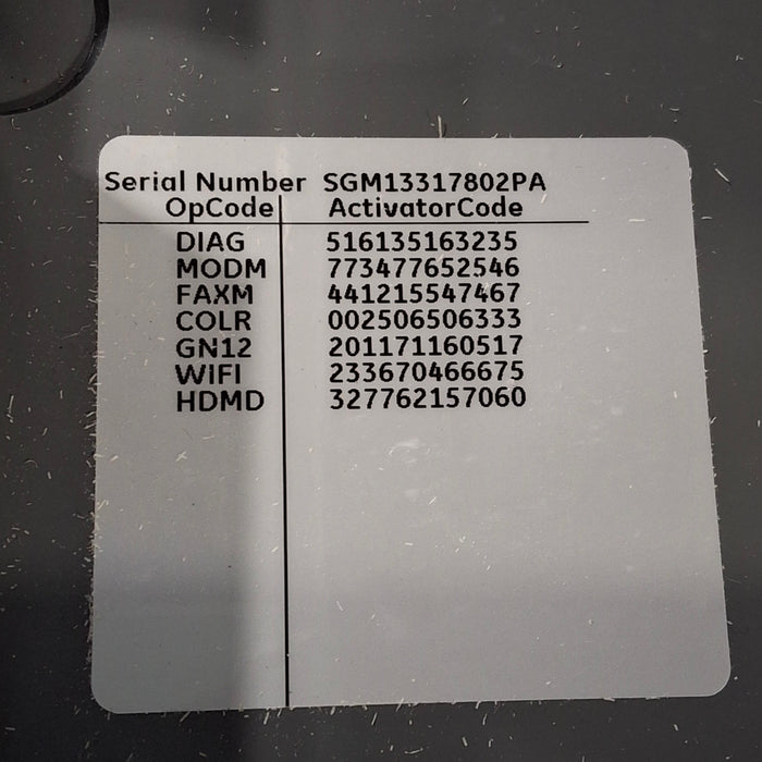 GE Healthcare MAC 5500 HD ECG without CAM Module