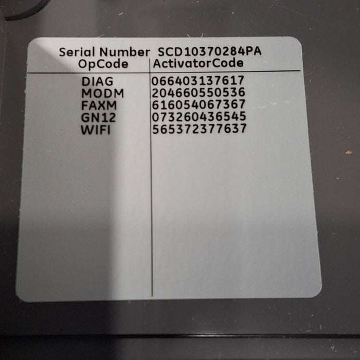 GE Healthcare MAC 5500 ECG without CAM Module