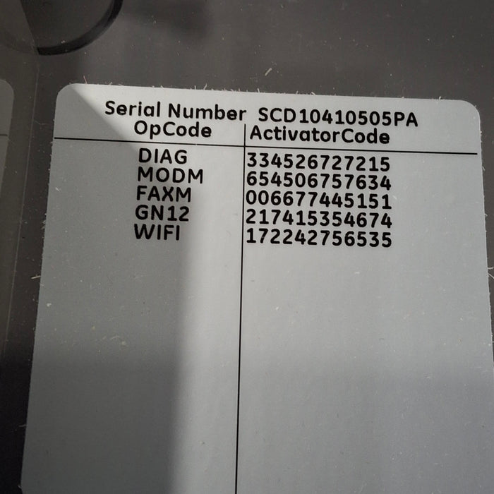 GE Healthcare MAC 5500 ECG without CAM Module