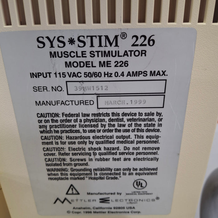 Mettler Electronics Sonicator 730 Ultrasound Therapy Unit