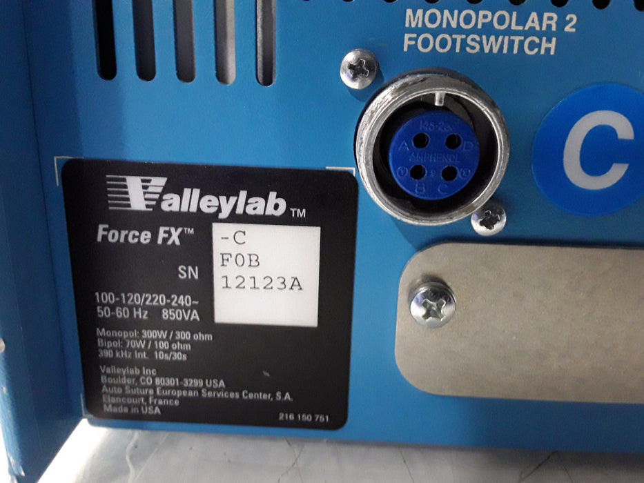 Covidien Valleylab Force FX-C Electrosurgical Generator