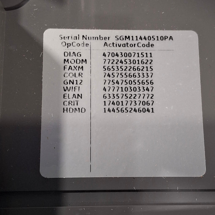 GE Healthcare MAC 5500 HD ECG without CAM Module