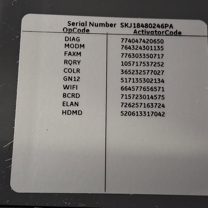 GE Healthcare MAC 5500 HD ECG without CAM Module