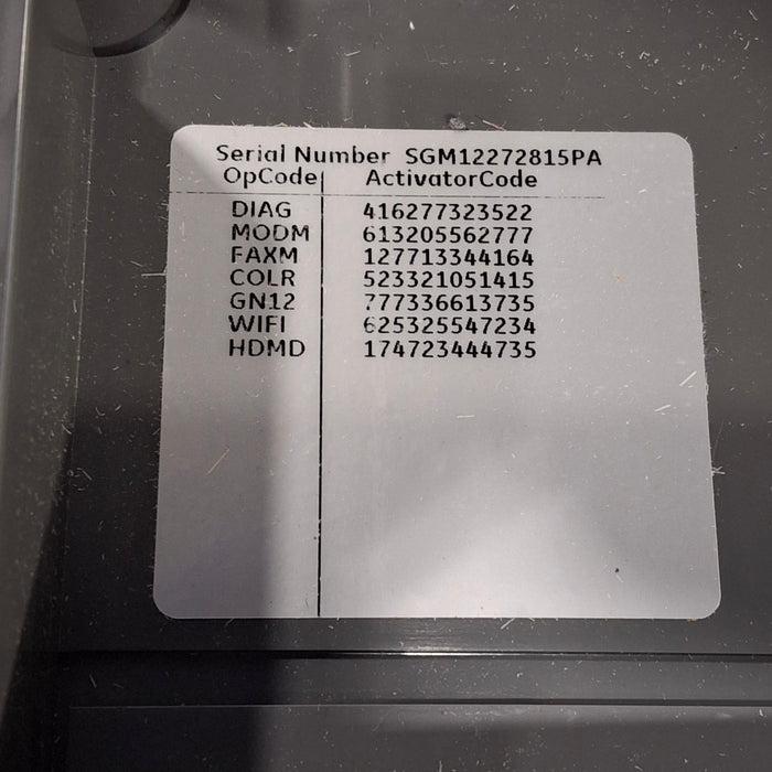 GE Healthcare MAC 5500 HD ECG without CAM Module