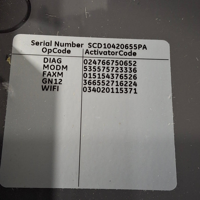 GE Healthcare MAC 5500 ECG without CAM Module