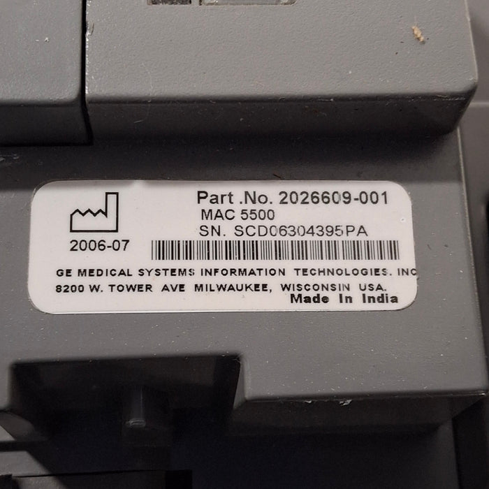GE Healthcare MAC 5500 ECG without CAM Module