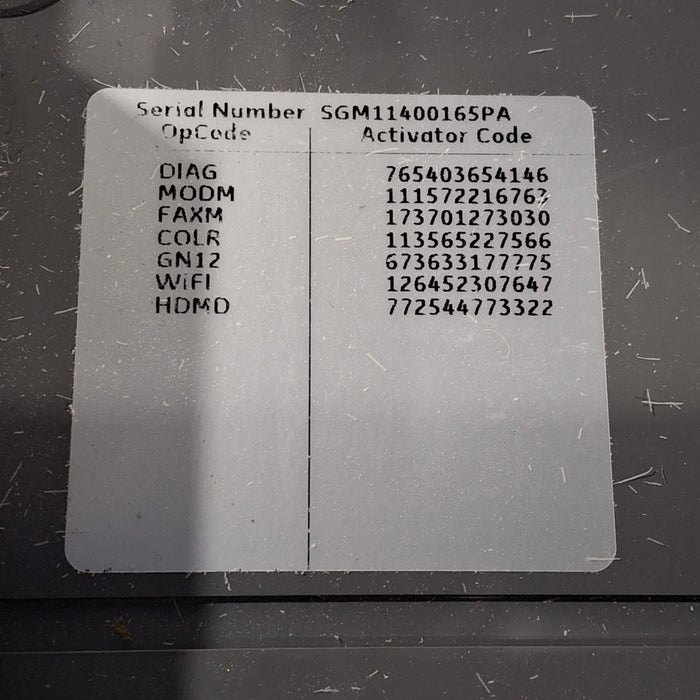 GE Healthcare MAC 5500 HD ECG without CAM Module