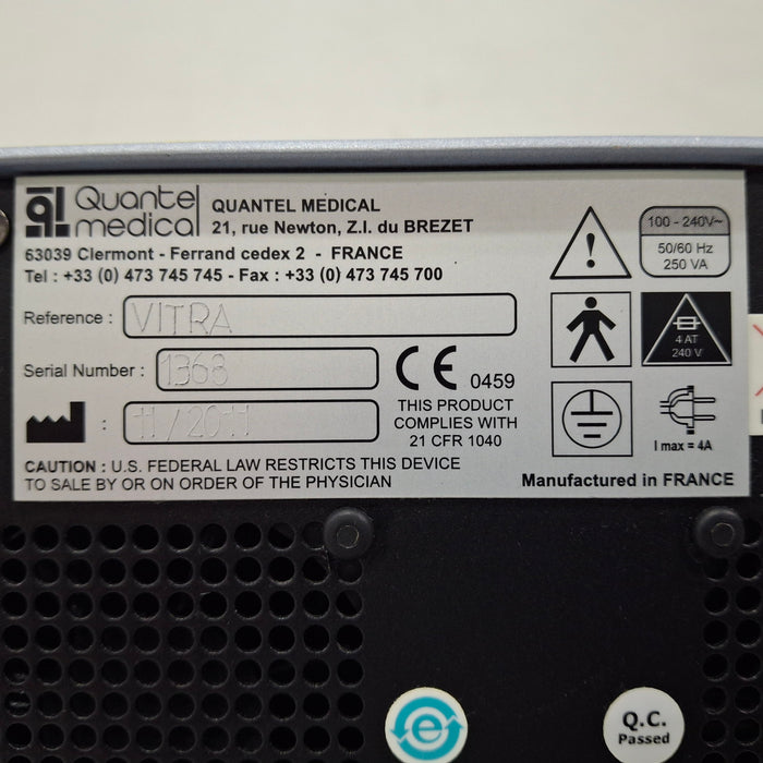 Quantel Medical Vitra Ophthalmic Laser