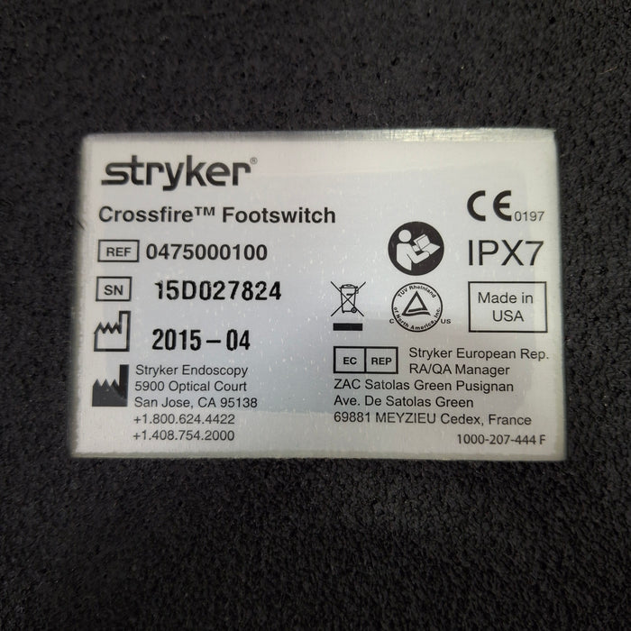 Stryker Crossfire Footswitch