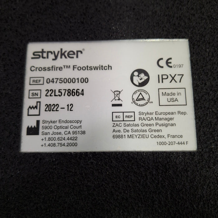 Stryker Crossfire Footswitch