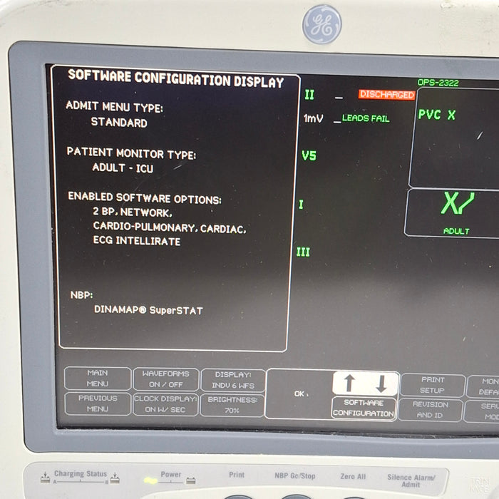 GE Healthcare Dash 4000 - GE/Nellcor SpO2 Patient Monitor