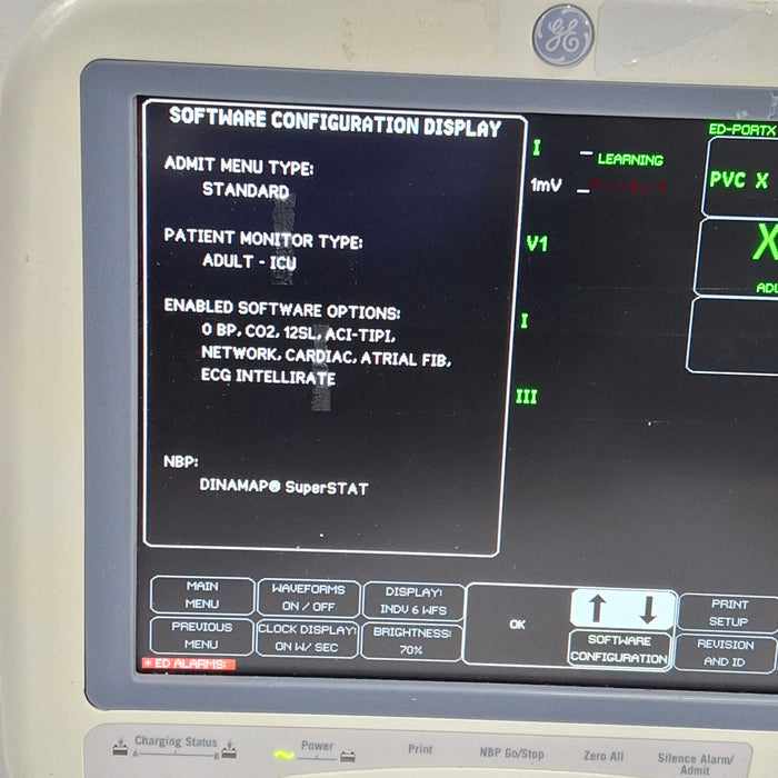 GE Healthcare Dash 4000 - Masimo SpO2 Patient Monitor