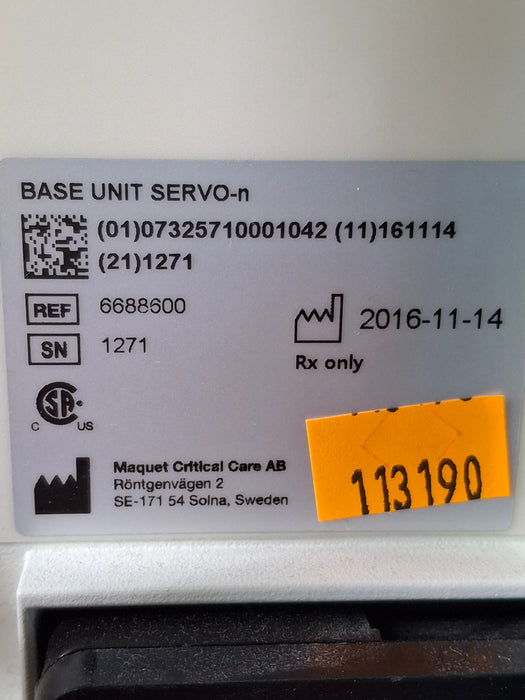 Maquet Servo N Ventilator