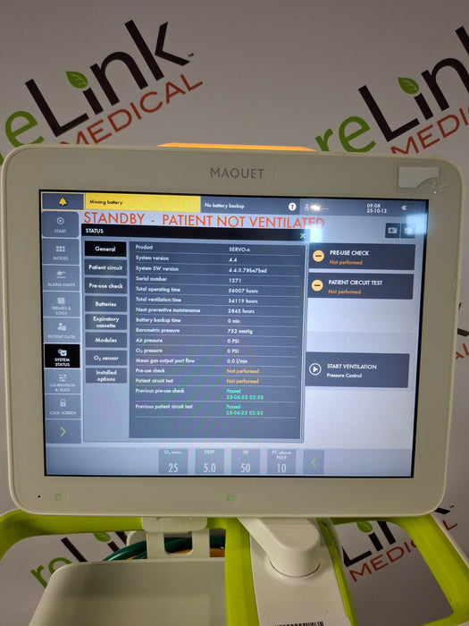 Maquet Servo N Ventilator