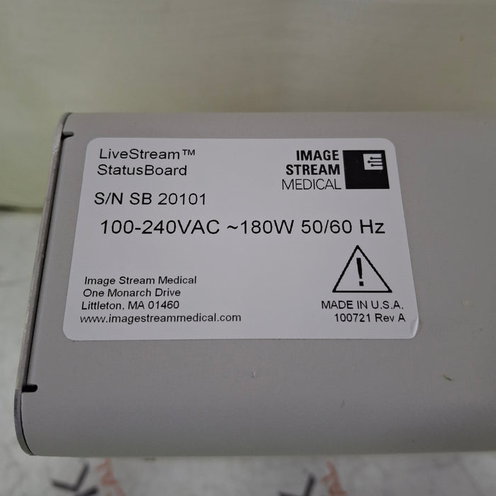 Image Stream Medical LiveStream StatusBoard