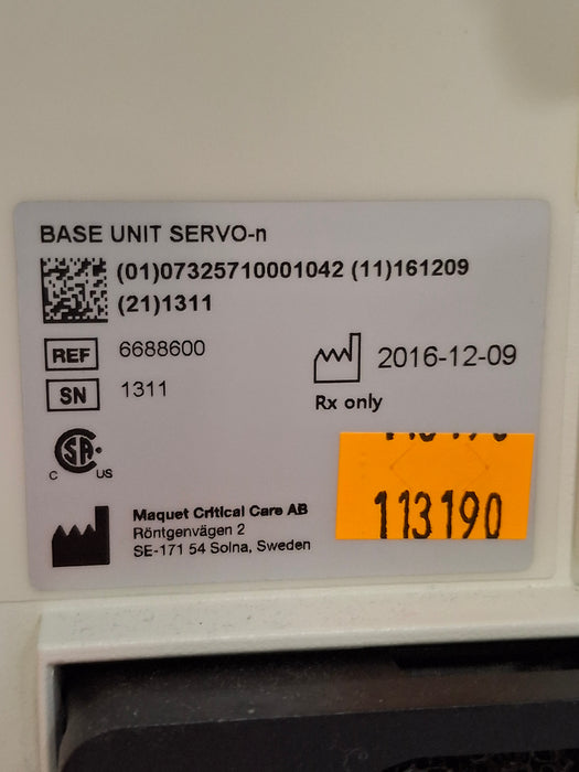 Maquet Servo N Ventilator