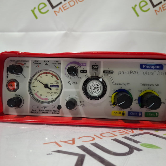 Smiths Medical Pneupac ParaPAC Plus 310 Ventilator