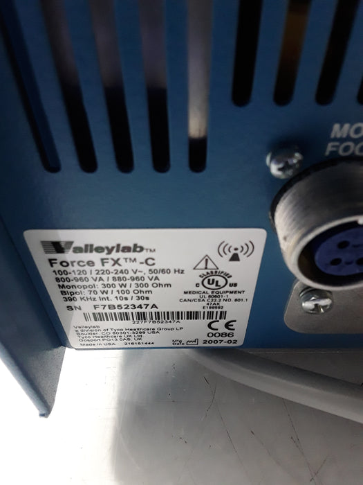 Covidien Valleylab Force FX-C Electrosurgical Generator