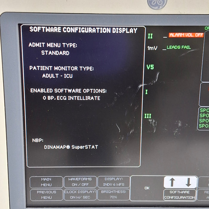 GE Healthcare Dash 4000 - GE/Nellcor SpO2 Patient Monitor