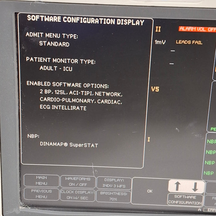 GE Healthcare Dash 4000 - Masimo SpO2 Patient Monitor
