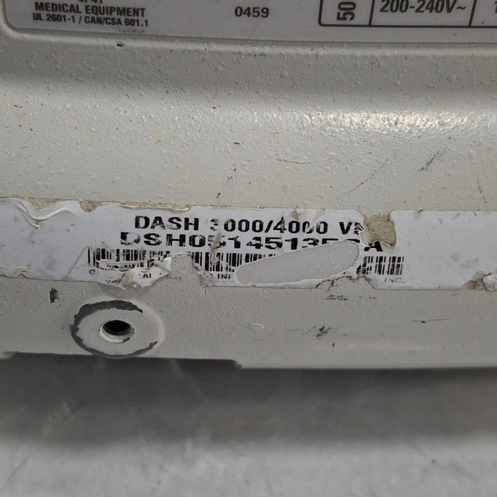 GE Healthcare Dash 4000 - Masimo SpO2 Patient Monitor