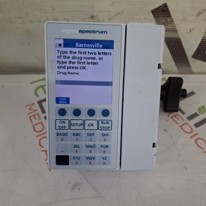 Baxter Sigma Spectrum 8.01.00 w/o Battery Infusion Pump