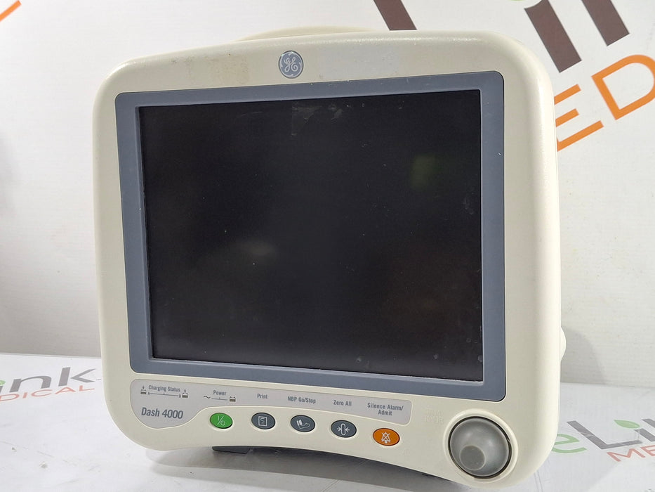GE Healthcare Dash 4000 - Masimo SpO2 Patient Monitor